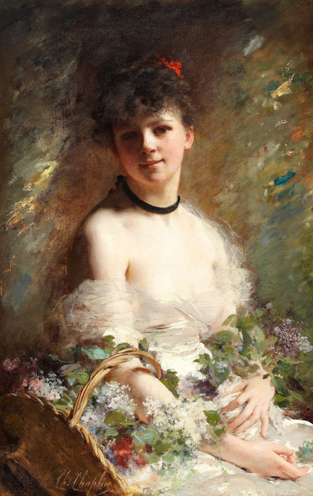CHAPLIN-Young Woman with Flower Basket-large (442x700, 139Kb)
