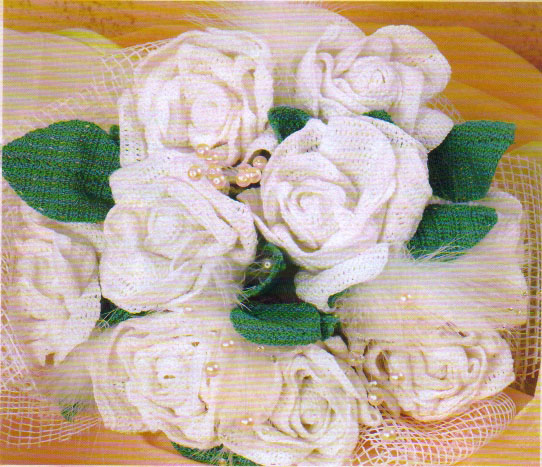 букет белых роз (542x467, 125Kb)