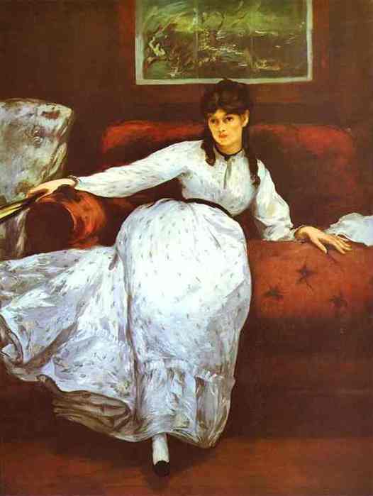 Repose (Berthe Morisot). 1869-1870. (526x700, 23Kb)