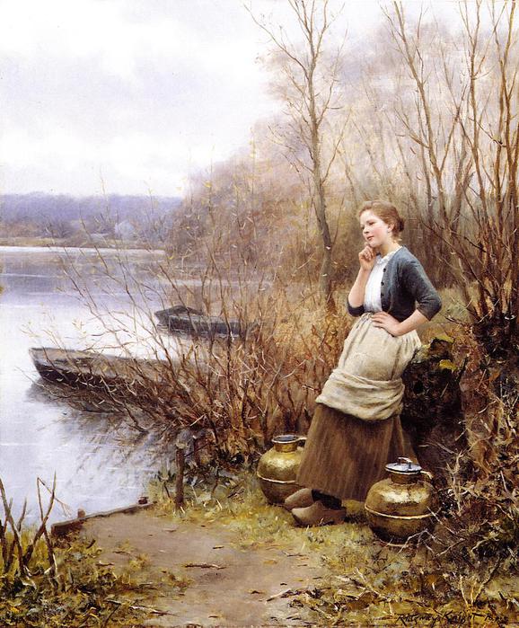 Knight_Daniel_Ridgway_A_Lovely_Thought (578x700, 95Kb)