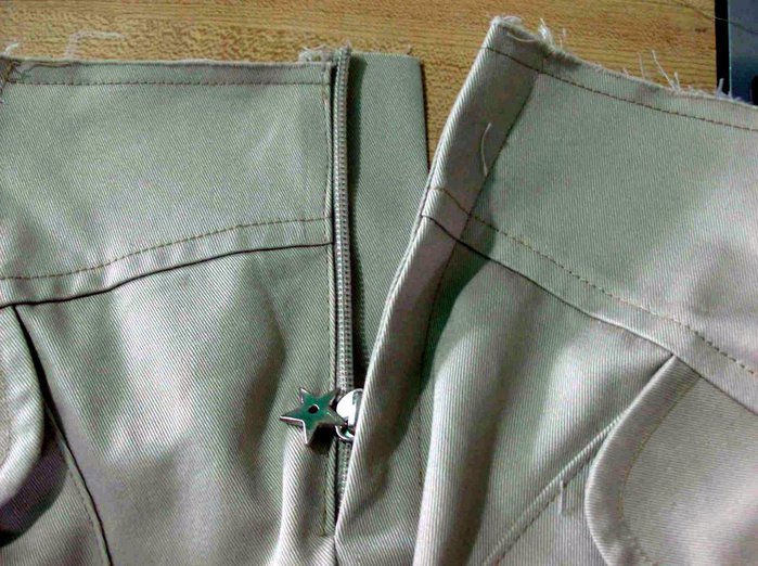 Застежки на женских брюках
