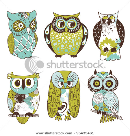 stock-vector-collection-of-six-different-owls-95435461 (450x470, 111Kb)
