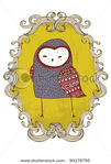  stock-vector-owl-frame-vector-illustration-90178795 (319x470, 70Kb)