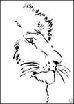  Lion stencil (352x490, 28Kb)