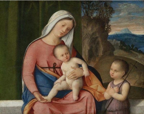 THE MADONNA AND CHILD WITH THE INFANT SAINT JOHN THE BAPTIST (570x451, 178Kb)