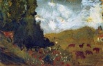  1916 paysage aux animaux (700x445, 125Kb)