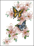 Bucilla 40460 Butterflies &Dogwood (360x483, 158Kb)