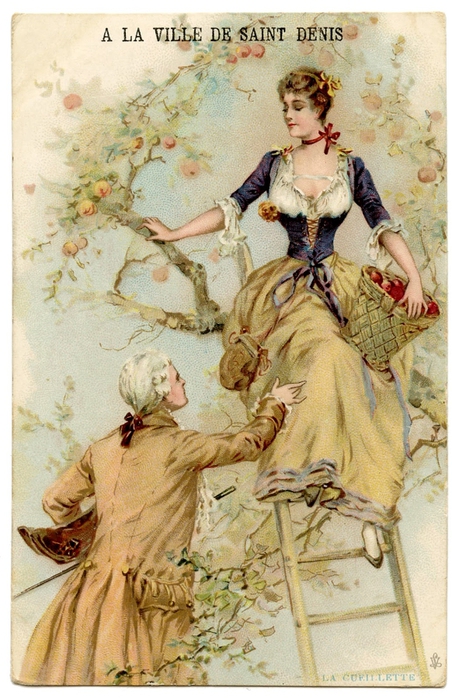 french couple vintage image GraphicsFairy (452x700, 286Kb)