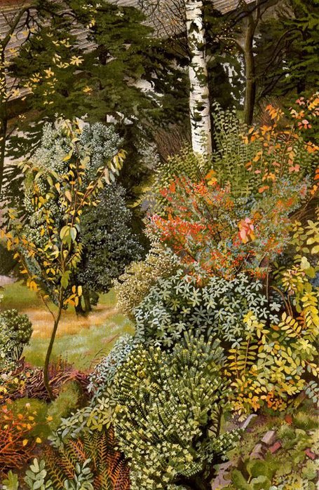 Garden Scene. Port Glasgow 1944 (455x700, 142Kb)