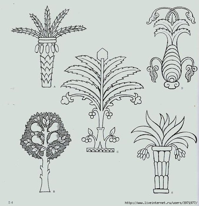 4000 motifs de fleurs et de plantes (42) (676x700, 235Kb)