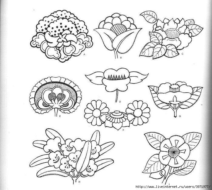 4000 motifs de fleurs et de plantes (94) (700x625, 239Kb)