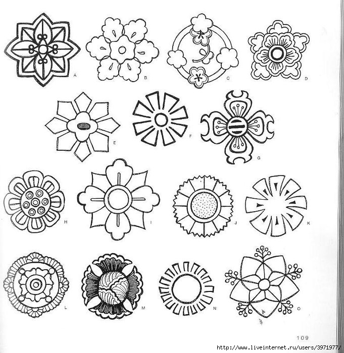 4000 motifs de fleurs et de plantes (97) (681x700, 266Kb)