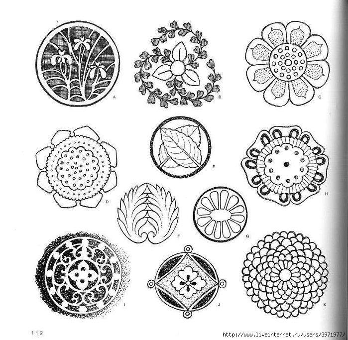 4000 motifs de fleurs et de plantes (100) (700x683, 313Kb)