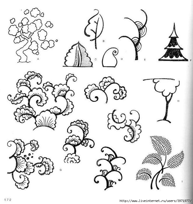 4000 motifs de fleurs et de plantes (160) (662x700, 225Kb)