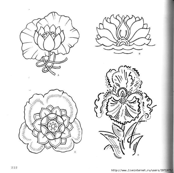 4000 motifs de fleurs et de plantes (220) (700x693, 213Kb)