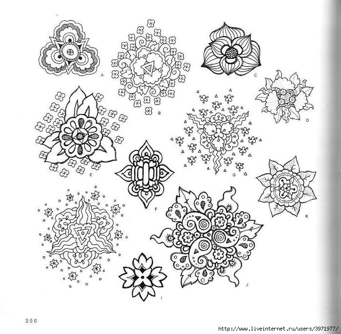 4000 motifs de fleurs et de plantes (344) (700x686, 256Kb)