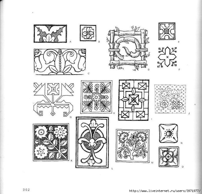 4000 motifs de fleurs et de plantes (350) (700x669, 231Kb)