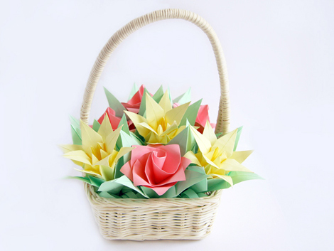 Букет цветов «Оригами» заказать за 7 490 руб. с доставкой отзывы