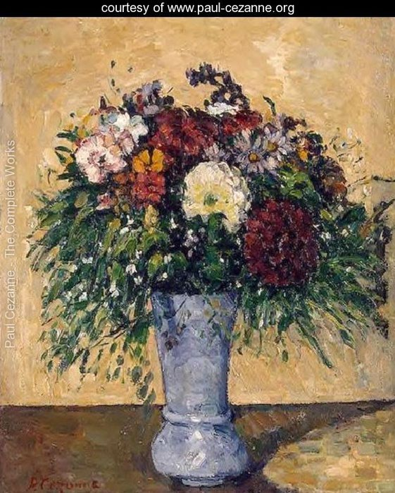 Flowers In A Blue Vase (561x700, 106Kb)