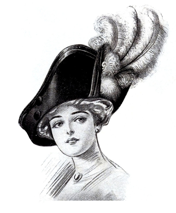 hats vintage image -graphicsfairy9b (577x700, 180Kb)