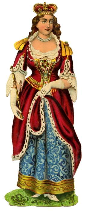 Queen-vintage-image-GraphicsFairy (286x700, 148Kb)