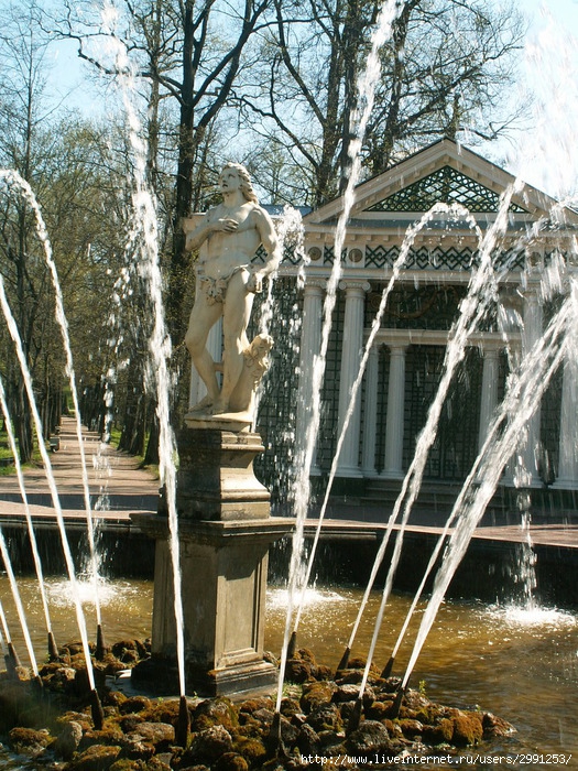 Фонтан адам в петергофе фото