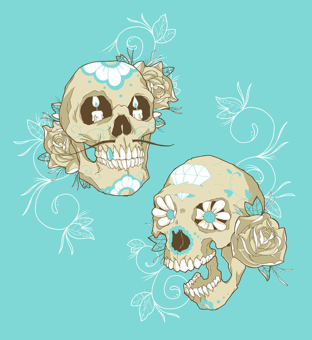 sugar_skulls_by_paulorocker-d412hgw (642x700, 91Kb)