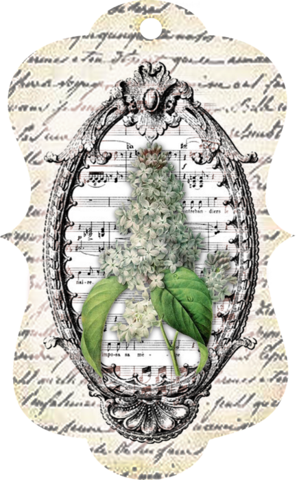 Vintage Flower Tag A (439x700, 560Kb)