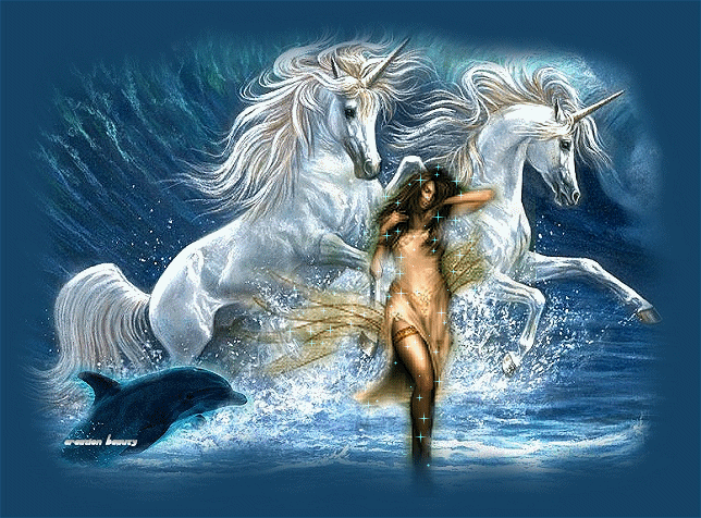 Год лошади девы. Девушка на Пегасе. Лошадь выходит из воды. Картина девушка на лошади. Девушка Единорог.