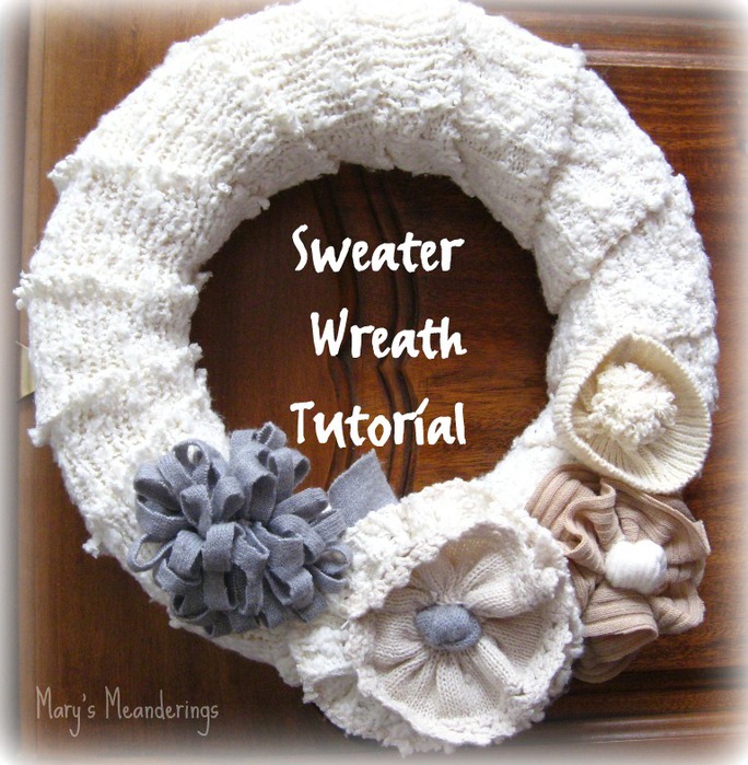 Sweater Wreath Tutorial pic (684x700, 154Kb)