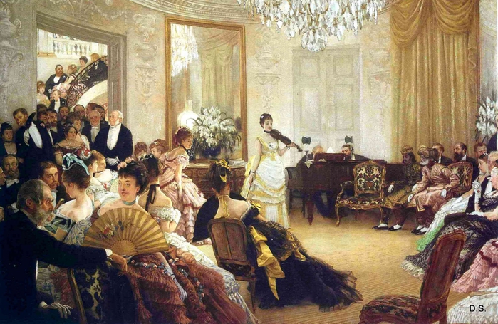 Hush! (also known as The Concert), 1875 (700x455, 302Kb)