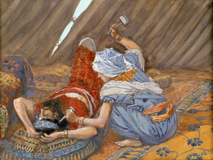 Jael Smote Sisera, and Slew Him, 1896-1902 (700x526, 486Kb)