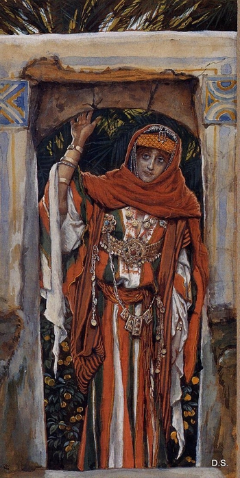 Mary Magdelane before Her Conversion, 1886-94 (350x700, 241Kb)
