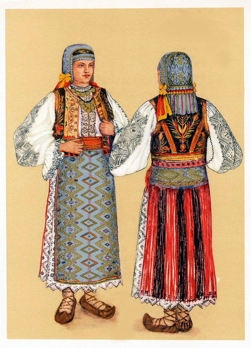 Румынский народный костюм