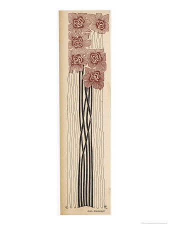 kleinhempel-erich-decorative-art-nouveau-motif-of-long-stemmed-flowers-in-brown-and-black (338x450, 20Kb)