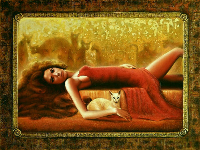 02-Woman and cat (700x525, 97Kb)