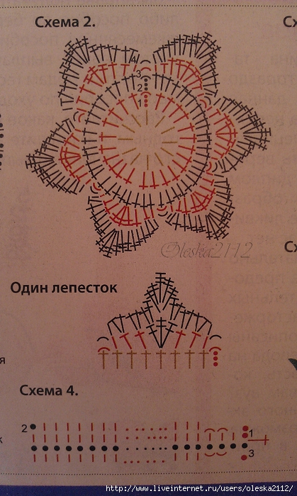 Нарцисс крючком схема