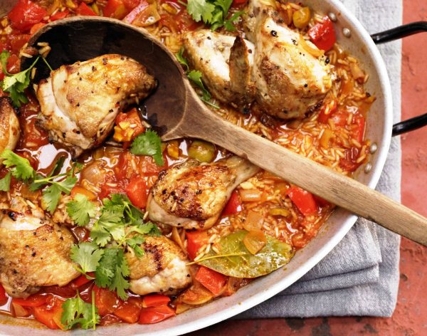 Вкусный рис с курицей в духовке — Кулинарные рецепты любящей жены