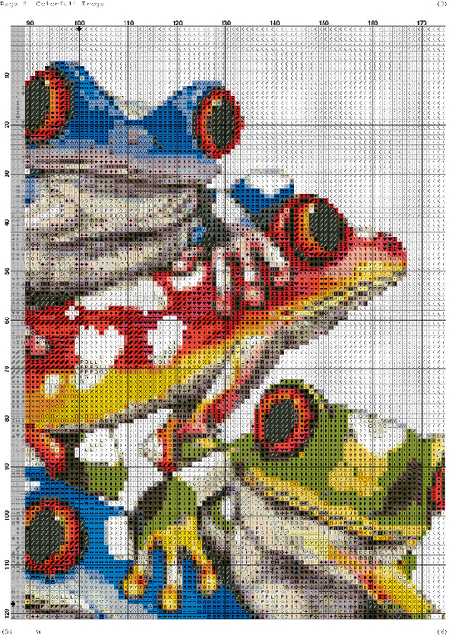 Colorfull Frogs-002 (494x700, 559Kb)