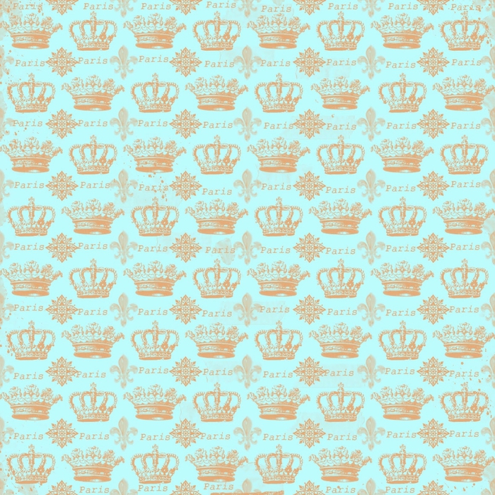 free digital scrapbook paper_paris crowns (700x700, 463Kb)