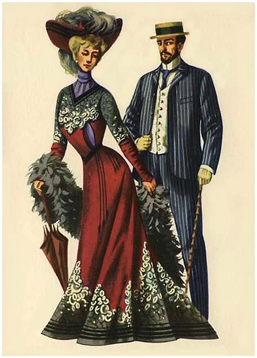 Traditional costumes ca 1900  (503x700, 91Kb)