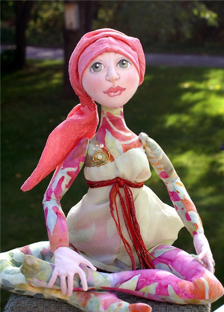 Простые выкройки текстильных кукол в натуральную величину