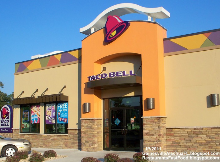 TACO BELL Alachua Florida, Taco Bell Mexican Fast Food Restaurant Alachua County FL. (700x515, 105Kb)