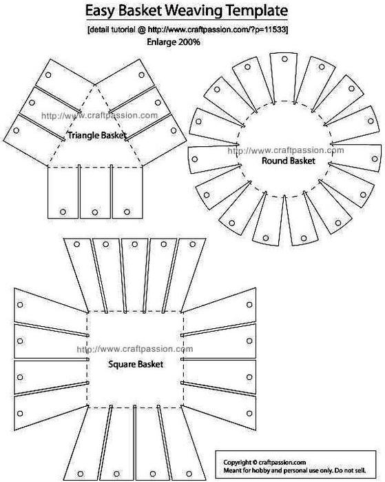 Basket Weaving Template Printable Printable Templates