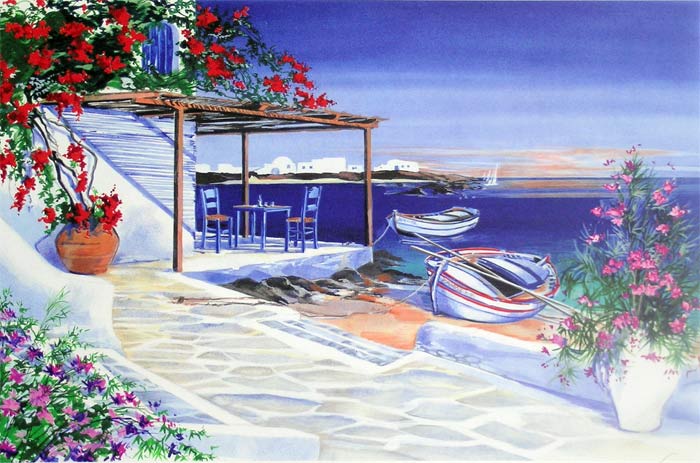 André Savy - Santorini Walkway - Tutt'Art@  (10) (700x463, 70Kb)