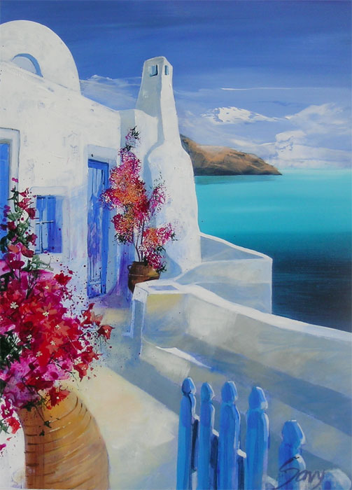 André Savy - Santorini Walkway - Tutt'Art@  (13) (503x700, 78Kb)