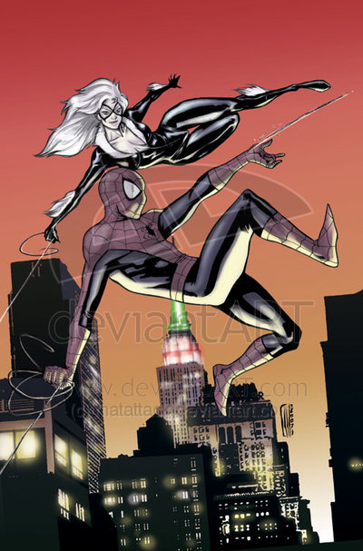 Spiderman_and_Black_Cat_by_matattack (400x607, 69Kb)