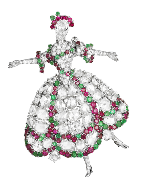 van-cleef-jewelry.jpgThis Ballerina brooch was made in 1942  this type of jewelry  mood lifting was very popular during the war period. Made with platinum, diamonds, rubies and emeralds. (500x666, 173Kb)