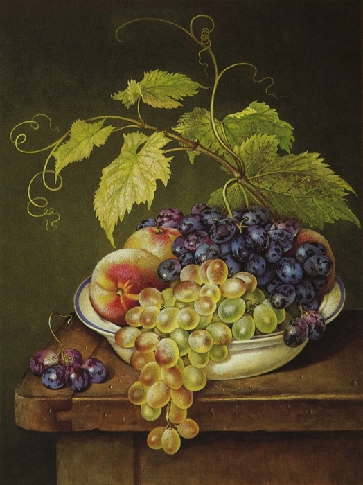 GRAPES FROM THE VINE 63x46 cms Gouache 1988 (524x700, 280Kb)