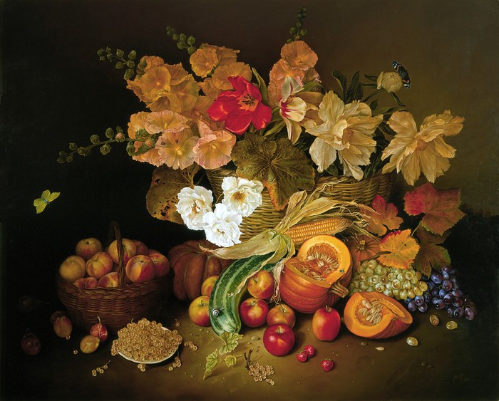 Harvest, Oil on canvas on panel 96x122 1997 copy (700x563, 109Kb)